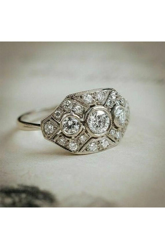 Art Deco wedding rings