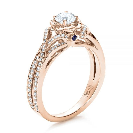 The Allure of Rose Gold Diamond Rings: A Study in Design Excellence