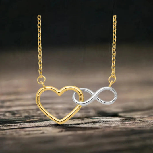 Gold Infinity Necklace: A Timeless Bond of Love and Care