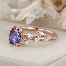 The Enchanting Allure of Alexandrite Engagement Rings