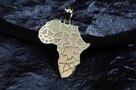 The Gift of Heritage: African Continent Necklace in Personalized Stories