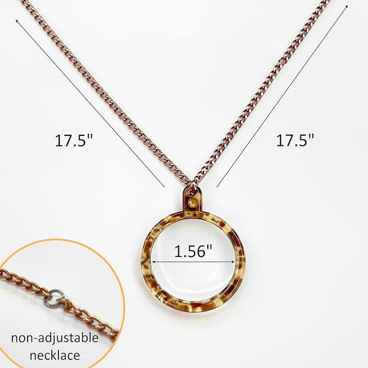 The Magic of Discovery: A Glass Magnifying Necklace in Nature