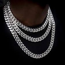 The Timeless Allure of Men’s White Gold Necklace