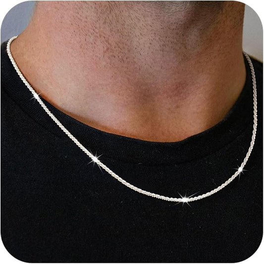The Timeless Appeal of Sterling Silver Men's Necklaces