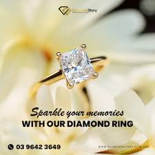 Timeless Beauty: Real Diamond Rings in Photo Commemoration