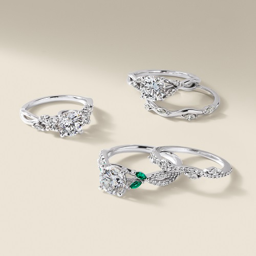 Title: The Creative Promotion of Flower Diamond Rings