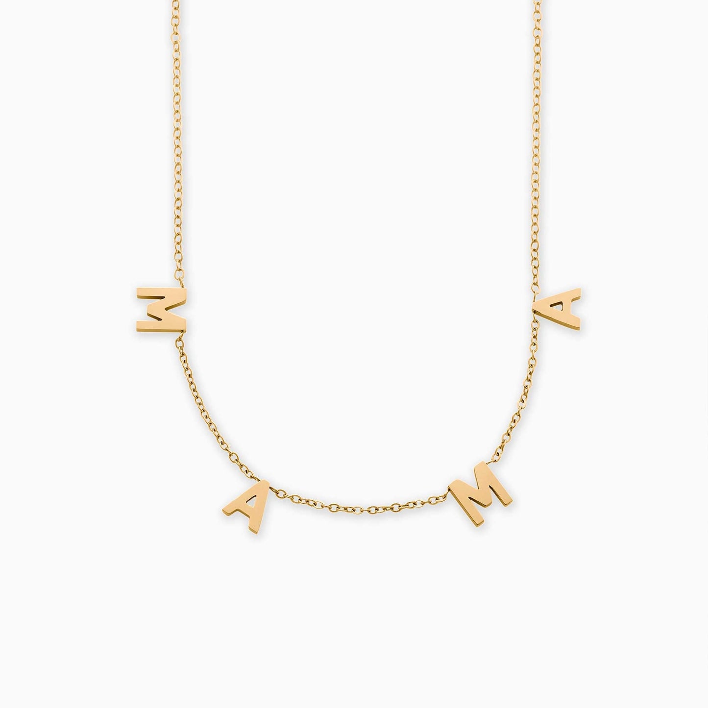 Le collier lettre MAMA