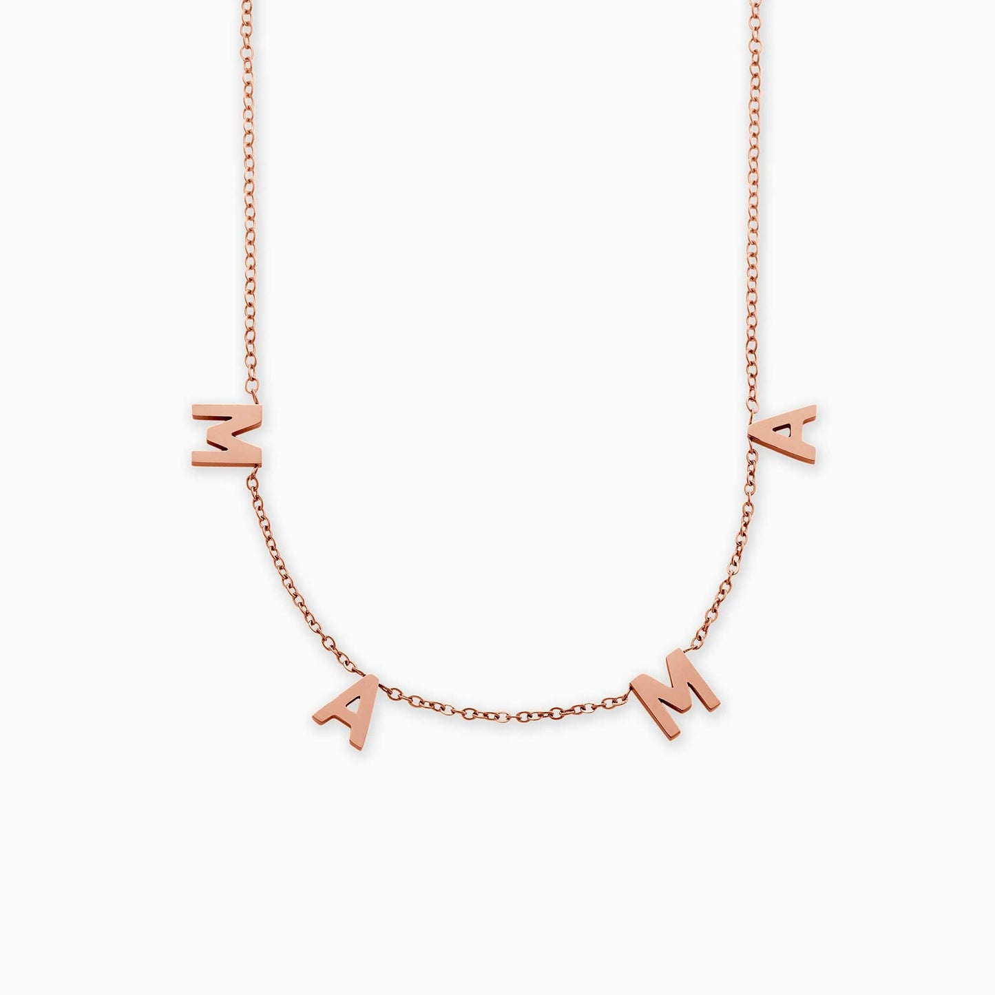 Le collier lettre MAMA
