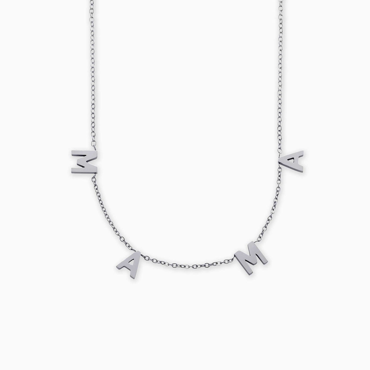 Le collier lettre MAMA