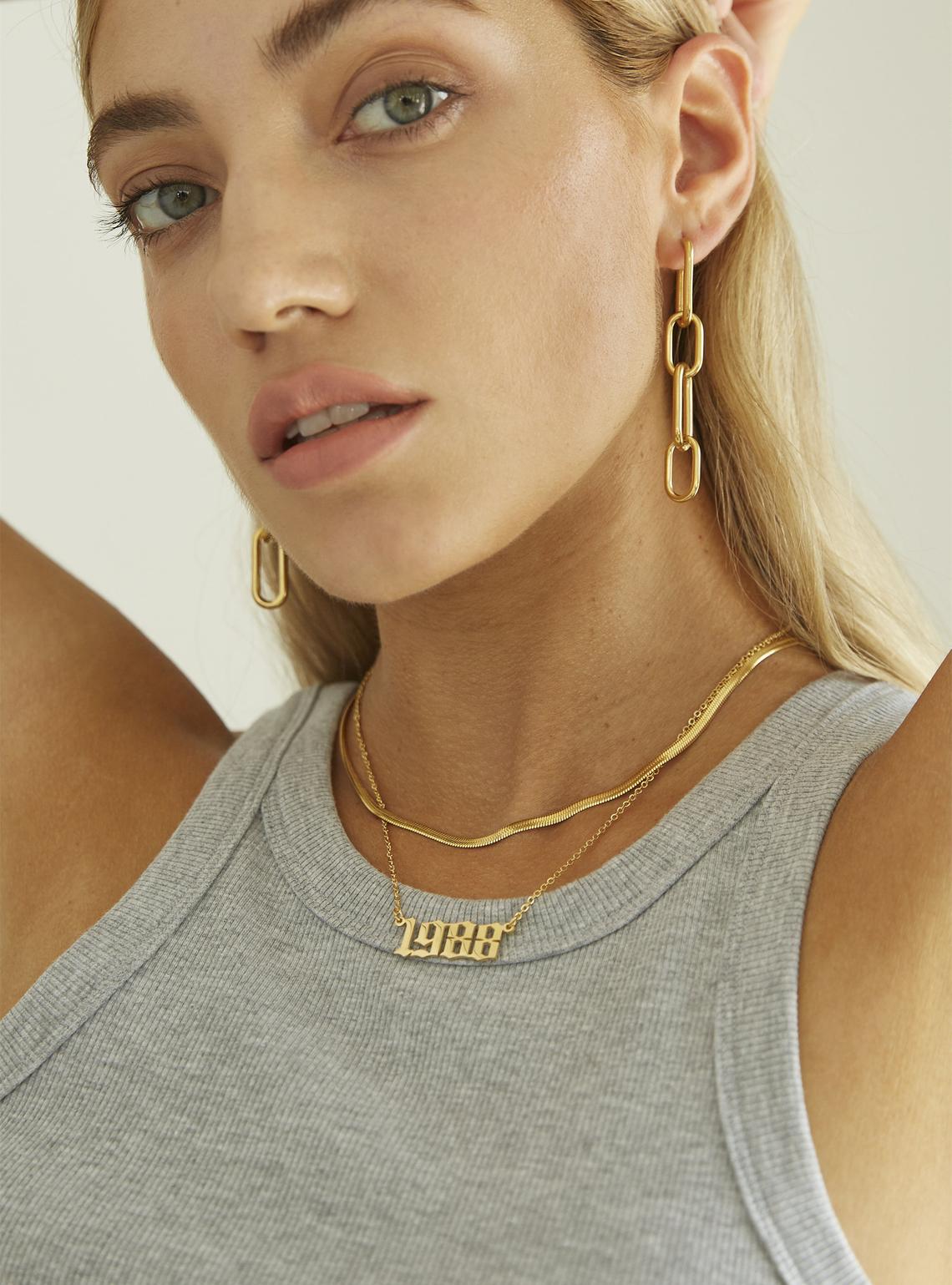 Collier année de naissance de Talia