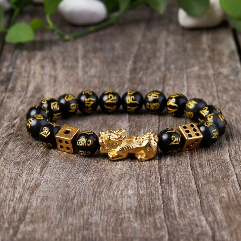 Debt Relief & Gambling Feng Shui Pixiu Bracelet - Maximum Success
