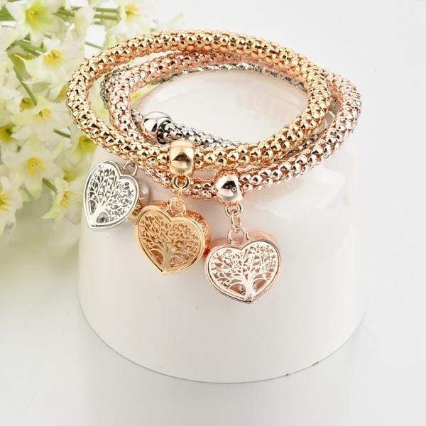 Baum des Lebens – Limitierte Auflage Herz-Charm-Armband