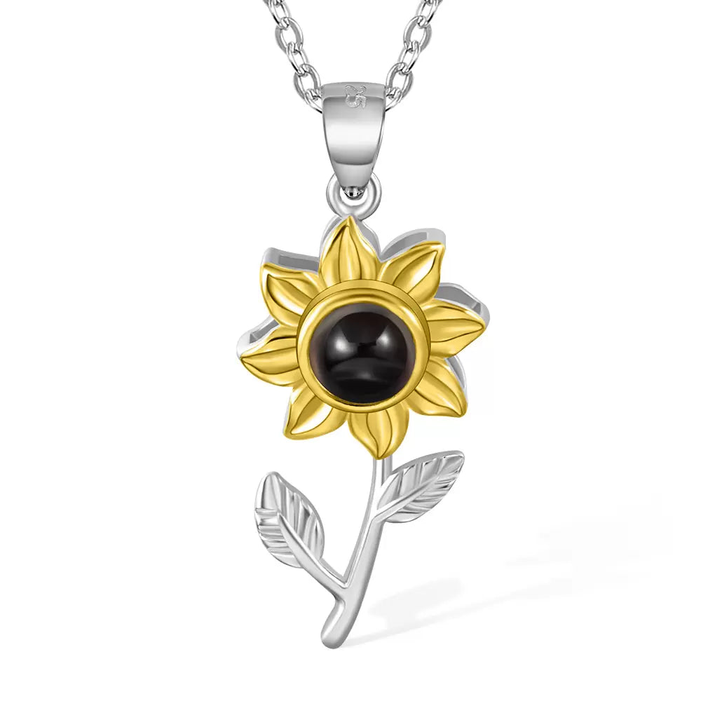 Collier de projection de tournesol éternel
