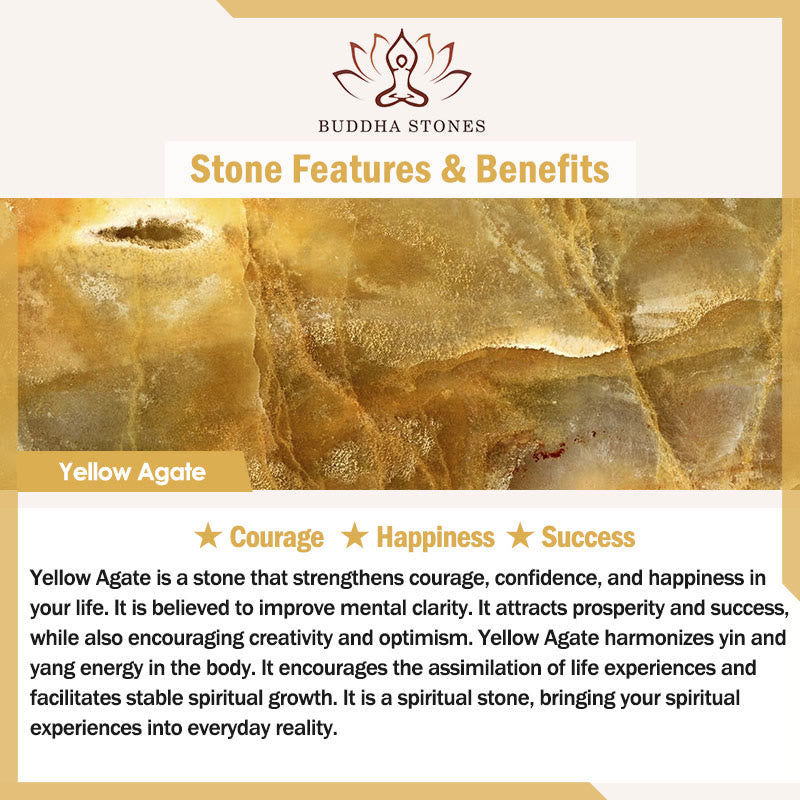 Bracelet porte-bonheur Jambhala en pierres de Bouddha, cinq éléments et agate variée