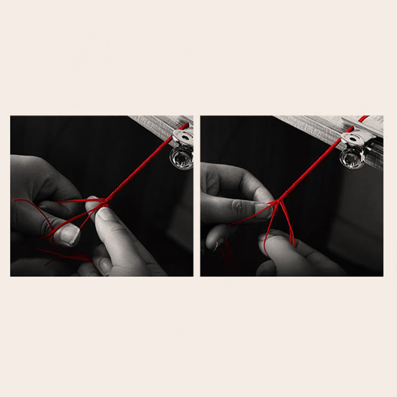 Bracelet tressé fait main en mini perles d'or 999 avec pierres de Bouddha, Année du Serpent, protection de la chance