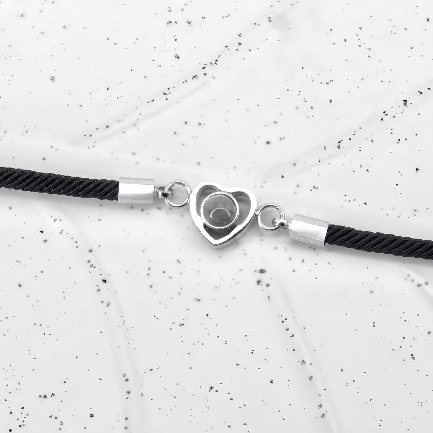 Bracelet spécial de projection de cœur en corde