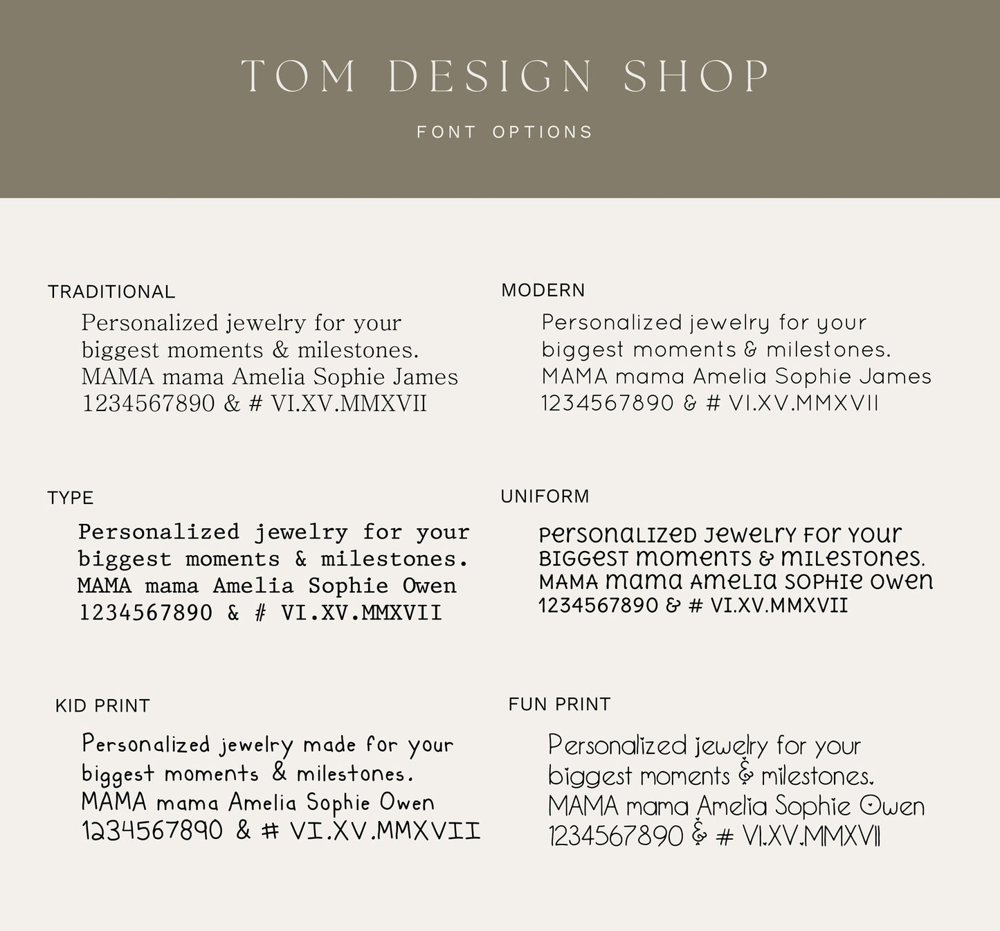 Lucky Number Necklace