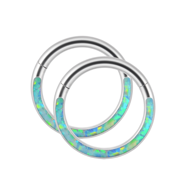 Magical Iridescent Clicker Hoops | 18g