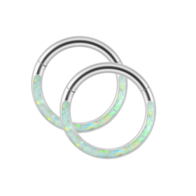 Magical Iridescent Clicker Hoops | 18g