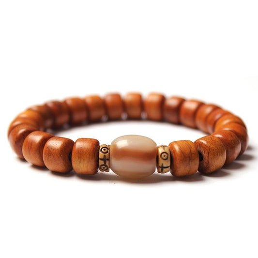 Bracelet de protection tibétain en os de yak – Pour la protection et la force