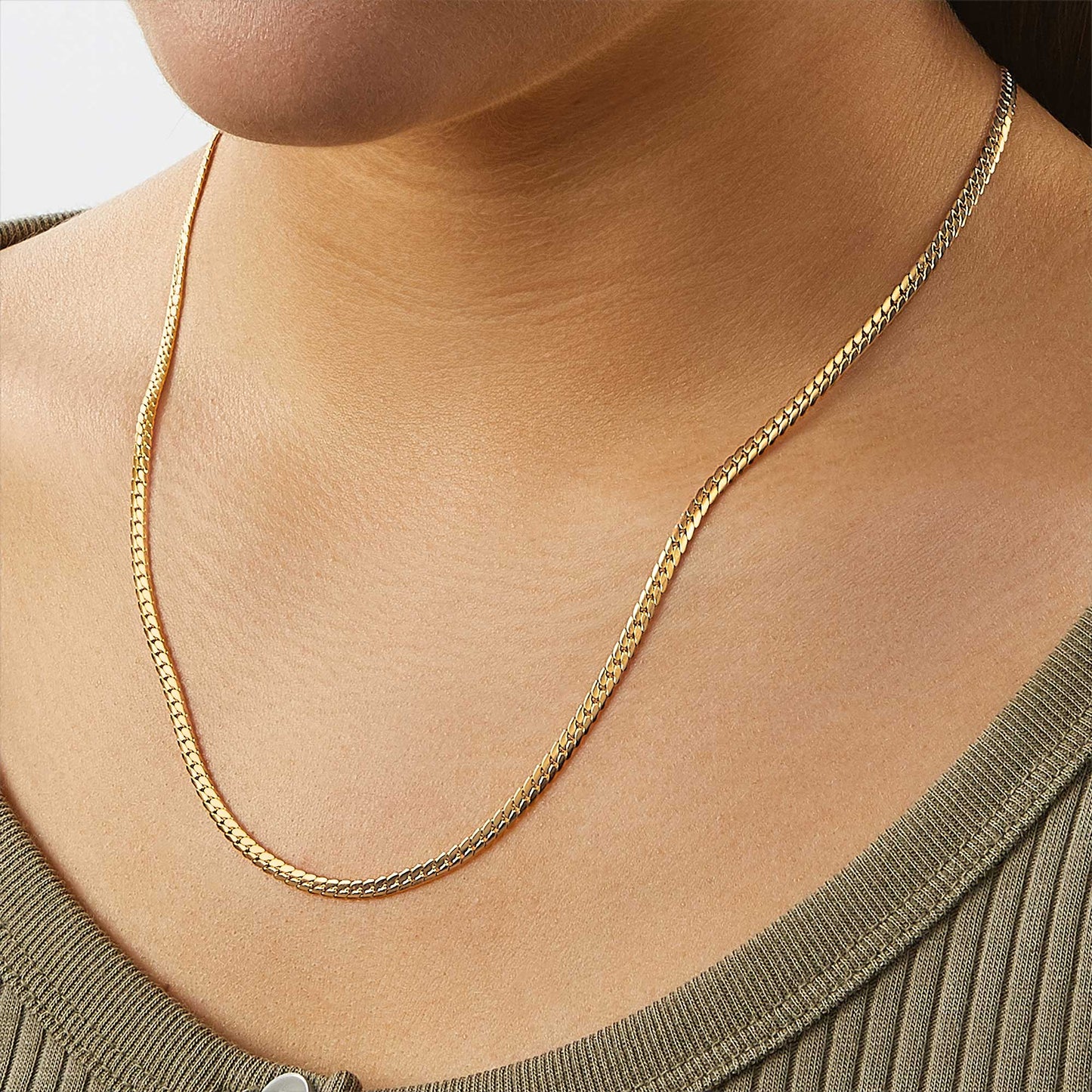 Collier chaîne à chevrons