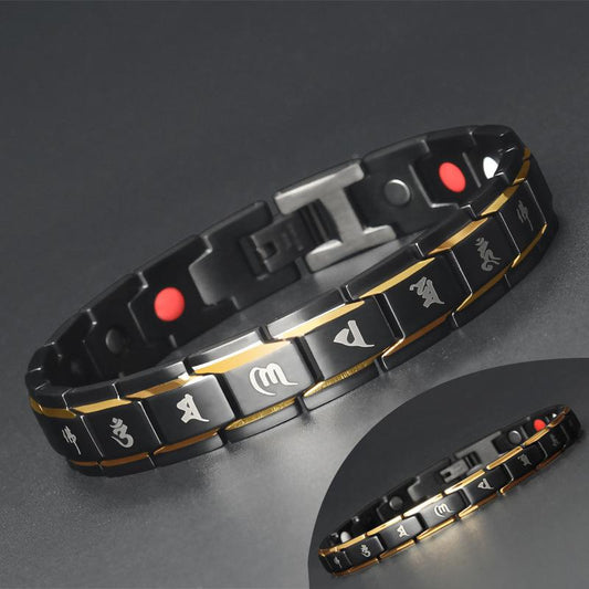 Bracelet Germanium Titane - Bracelet Bien-être Magnétique