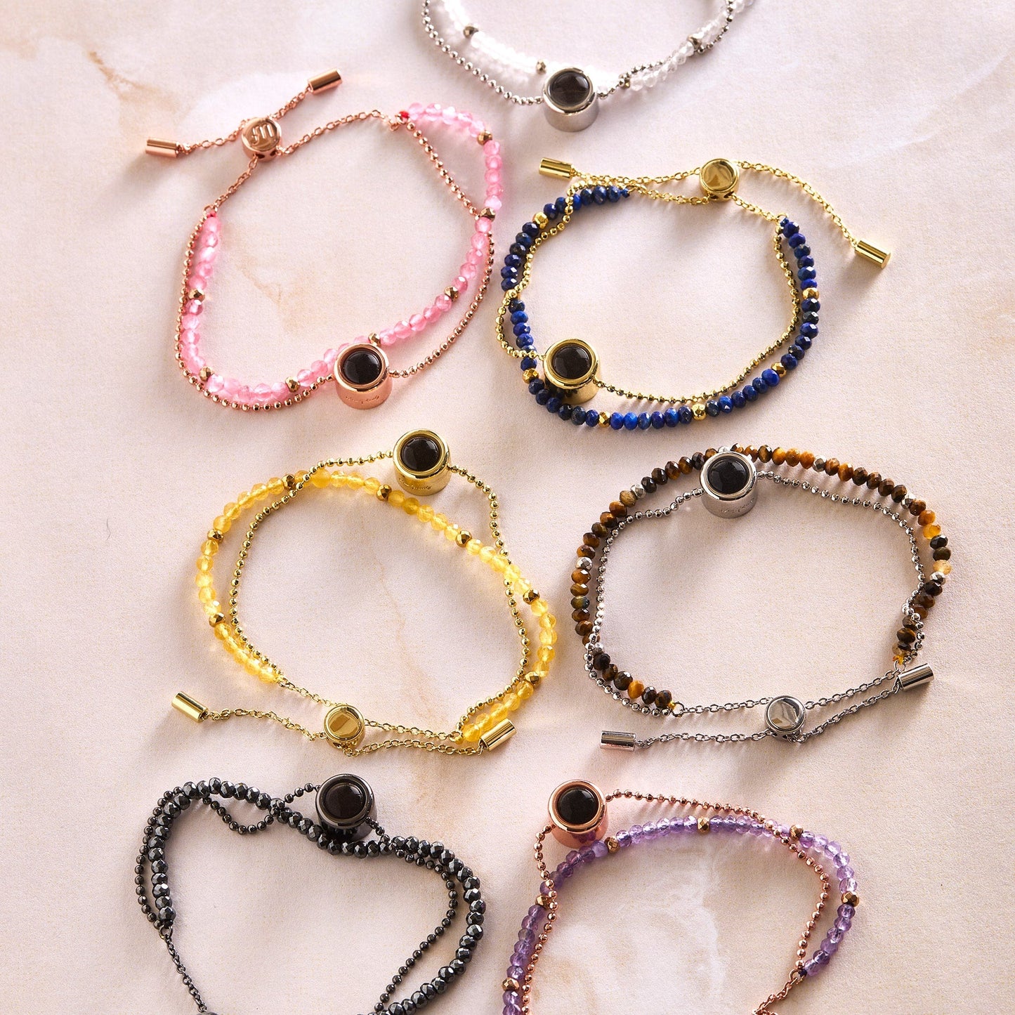 Bracelet en cristal personnalisé