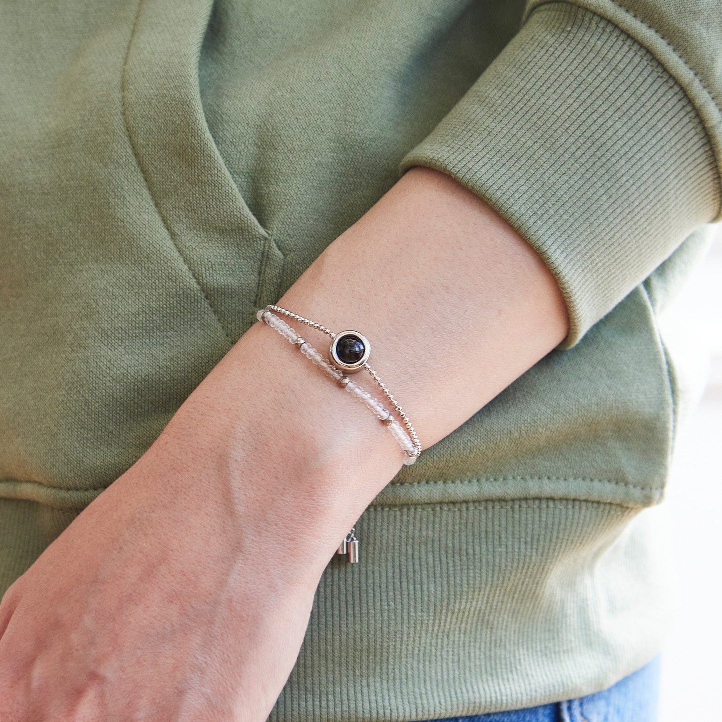 Bracelet en cristal personnalisé