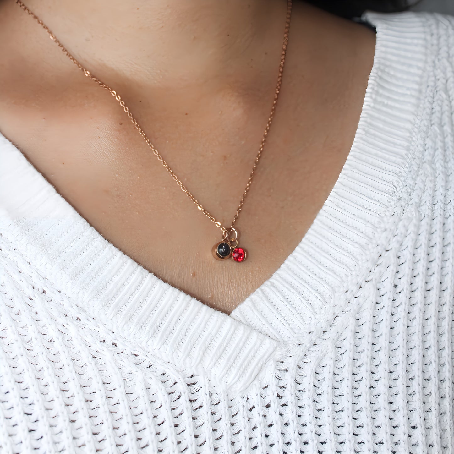 BESTSELLER Birthstone Projection Necklace