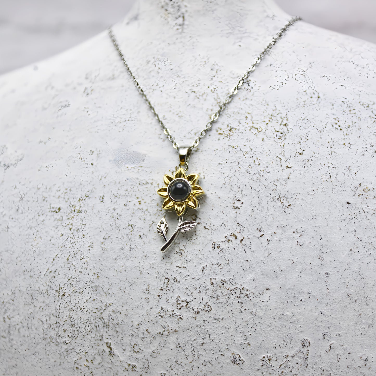 Collier de projection de tournesol éternel