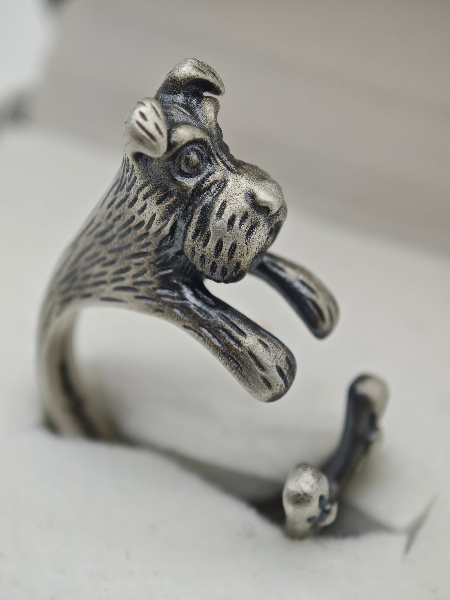 Schnauzer Wrap Ring