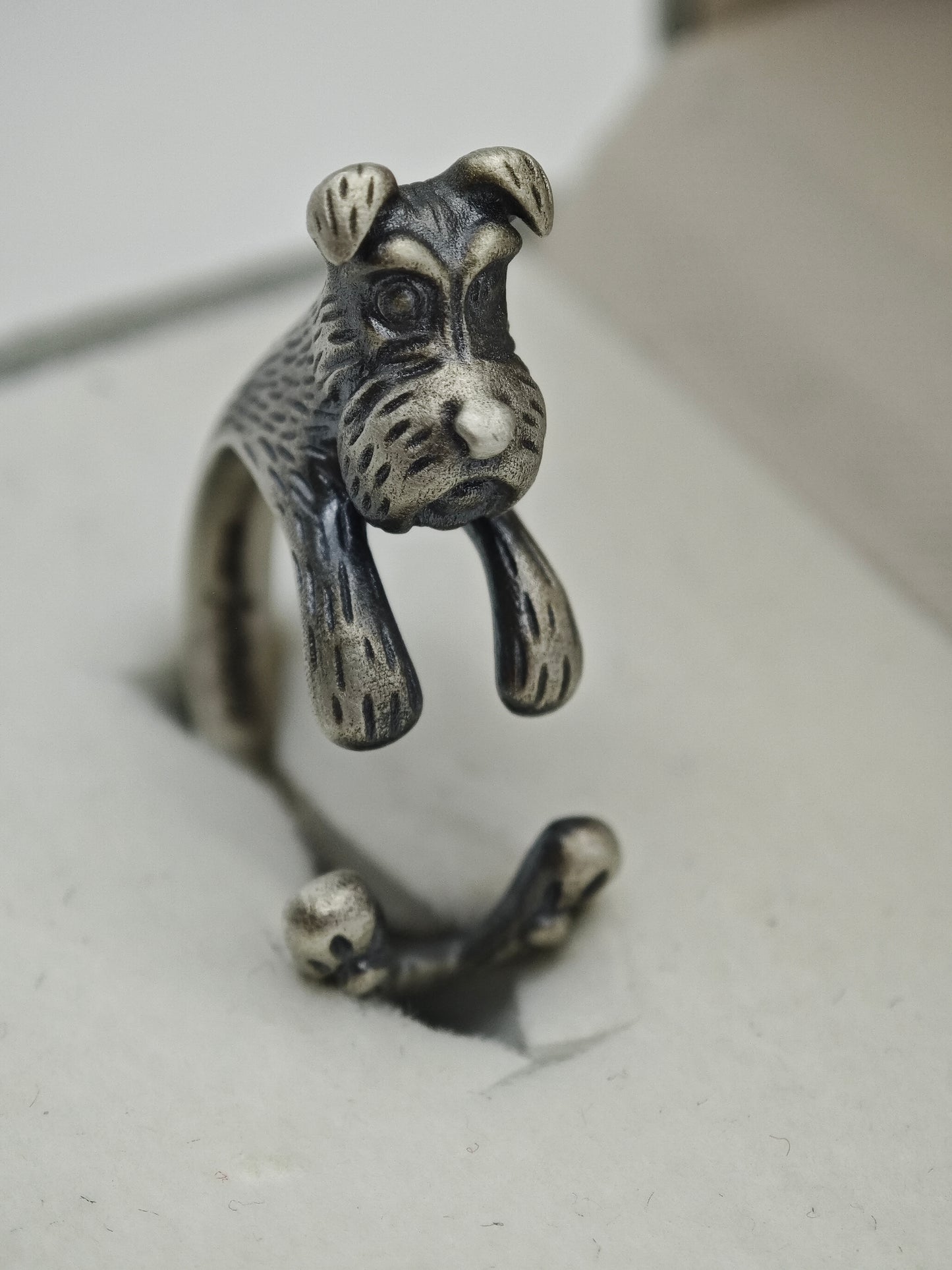 Schnauzer Wrap Ring