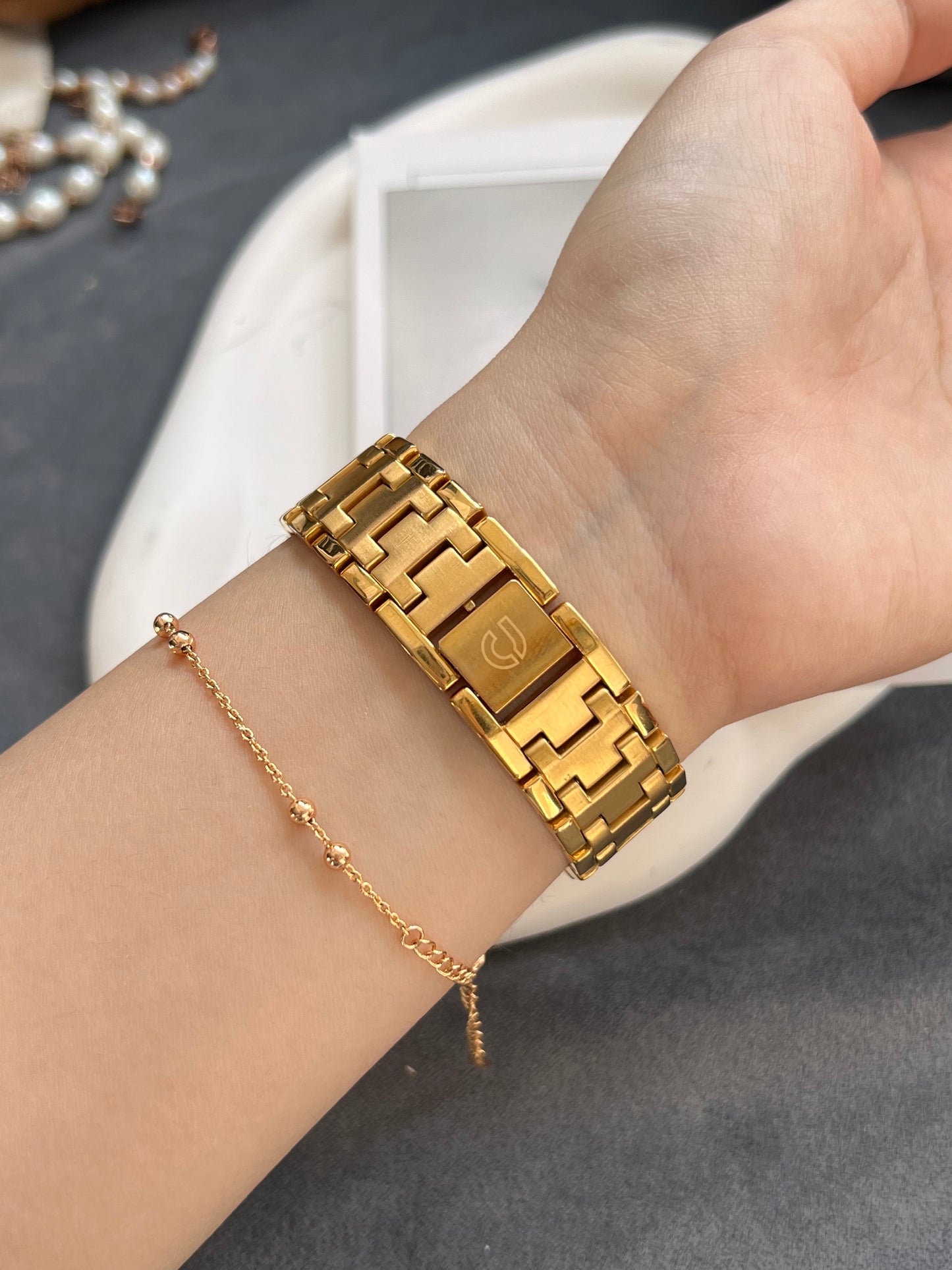 Vintage Uhr Charles Jordan AVLDS-1QZ2 analoge Uhr