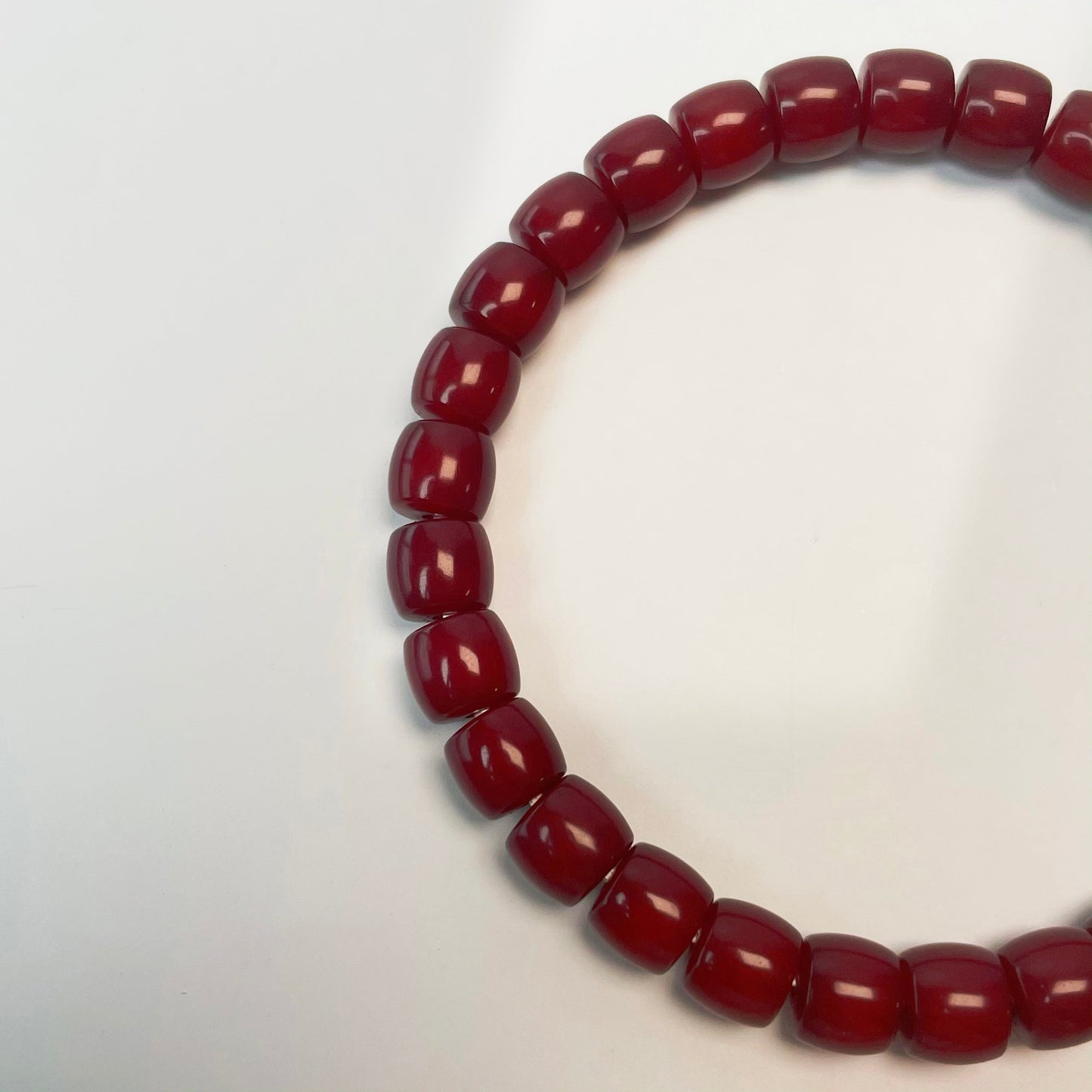 Beautiful Red Bodhi Bracelet Designed for Soothing Fidgeting