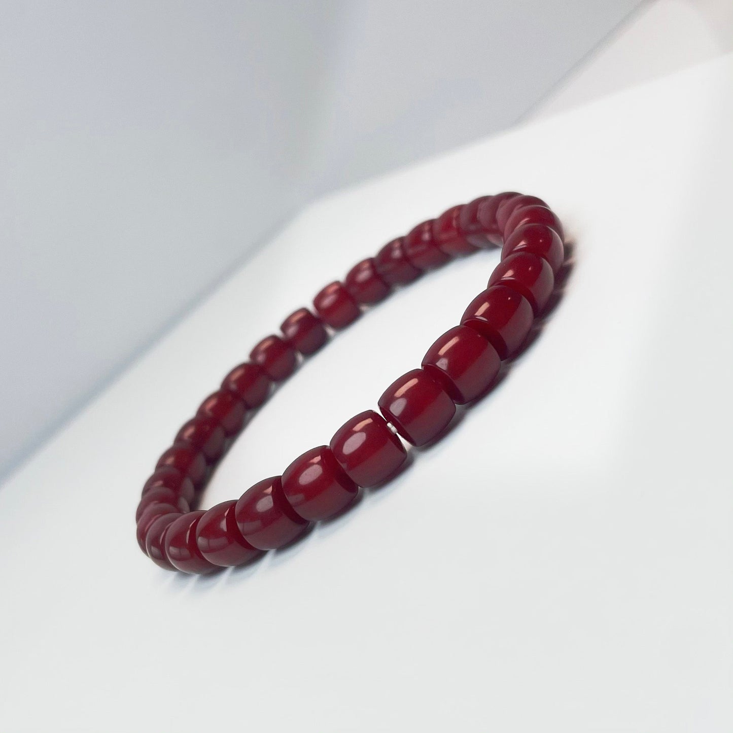 Beautiful Red Bodhi Bracelet Designed for Soothing Fidgeting