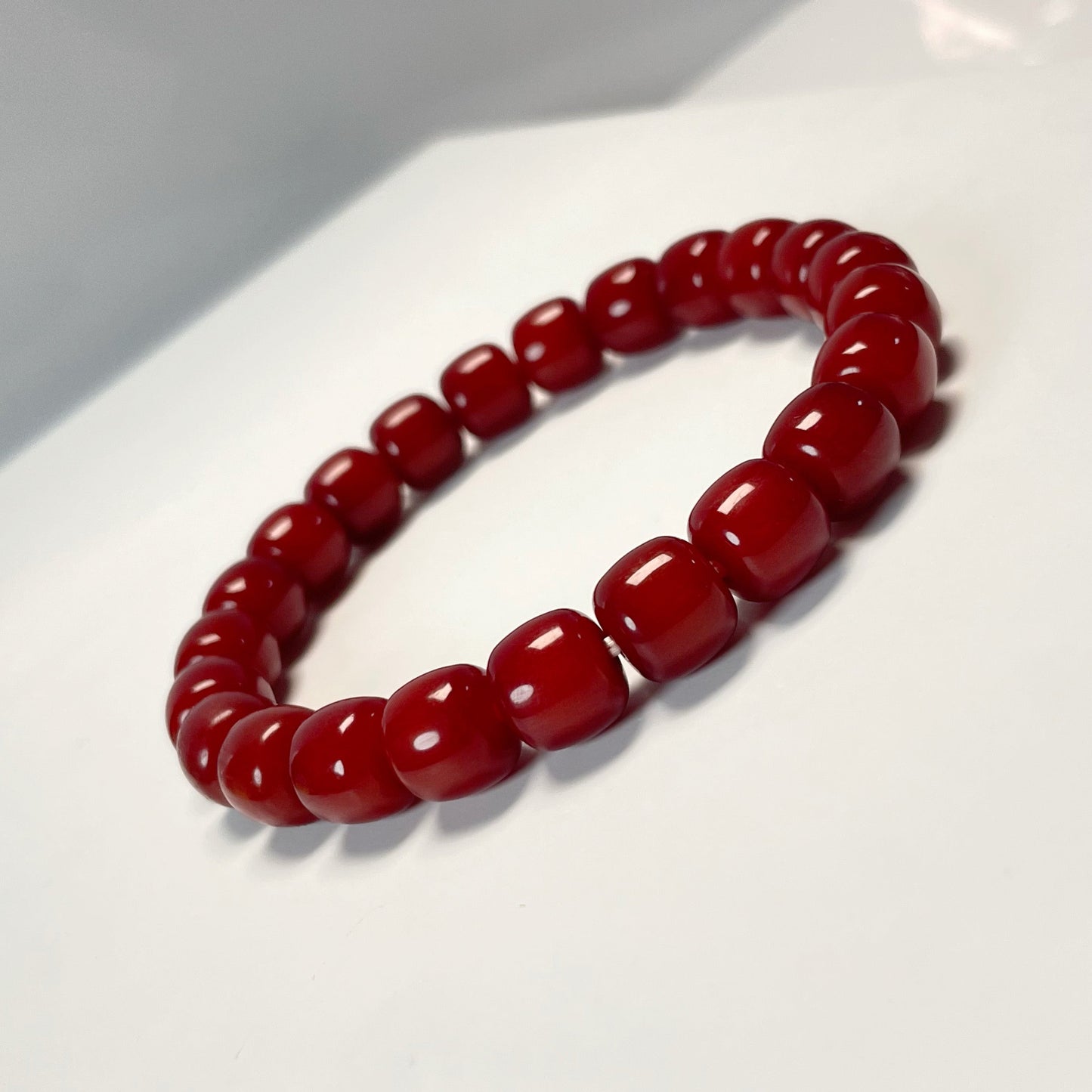 Beautiful Red Bodhi Bracelet Designed for Soothing Fidgeting