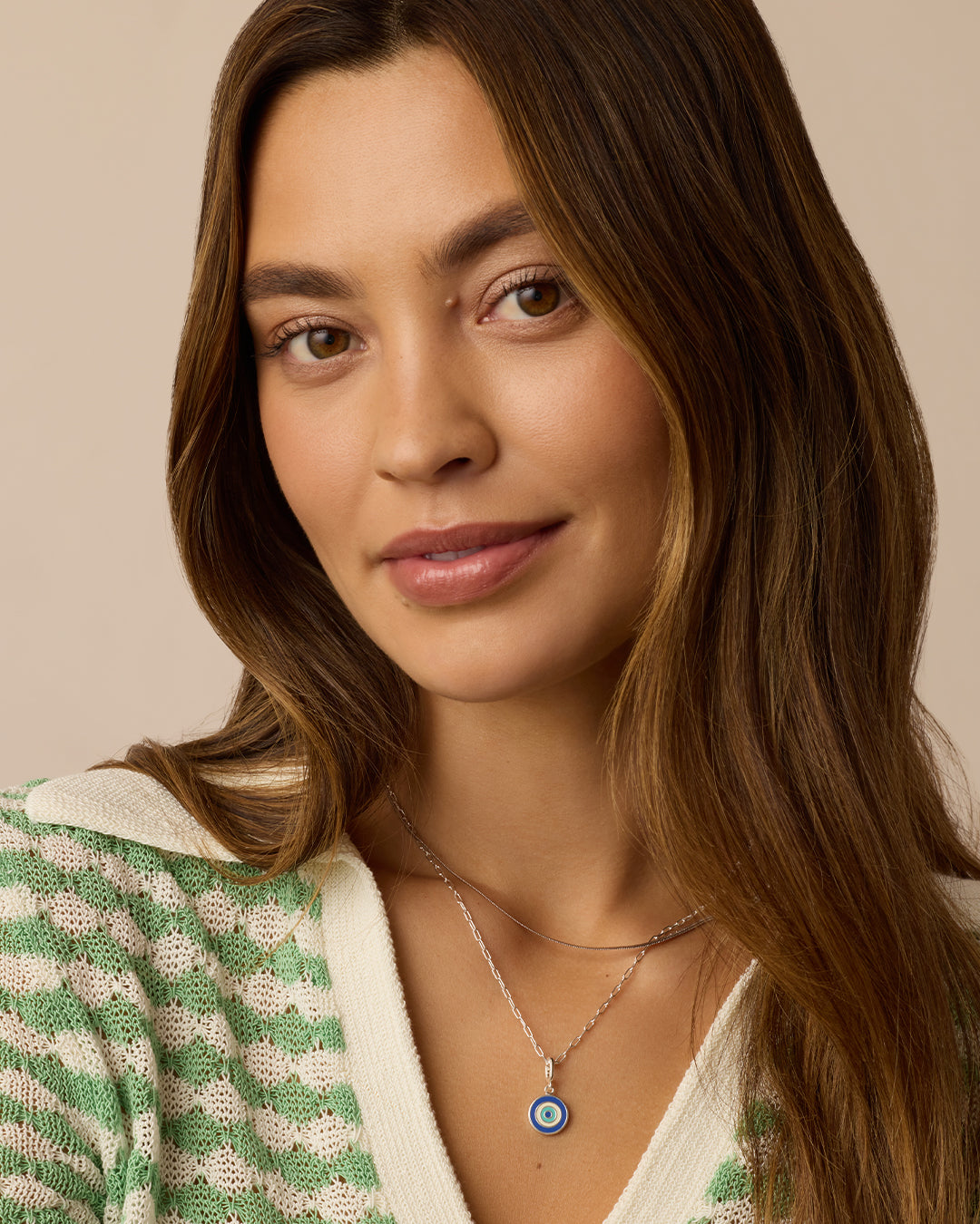 Charm Parker Mauvais Œil Turquoise