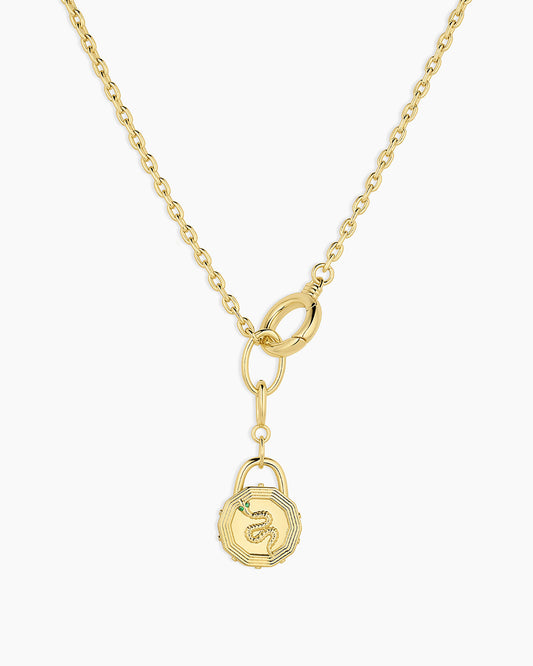 Collier Avery Mini Snake Coin