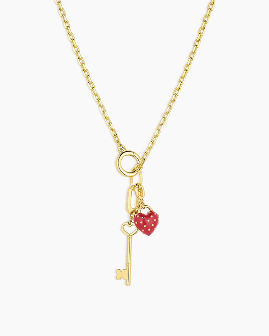 Collier Asher Mini Clé de mon cœur