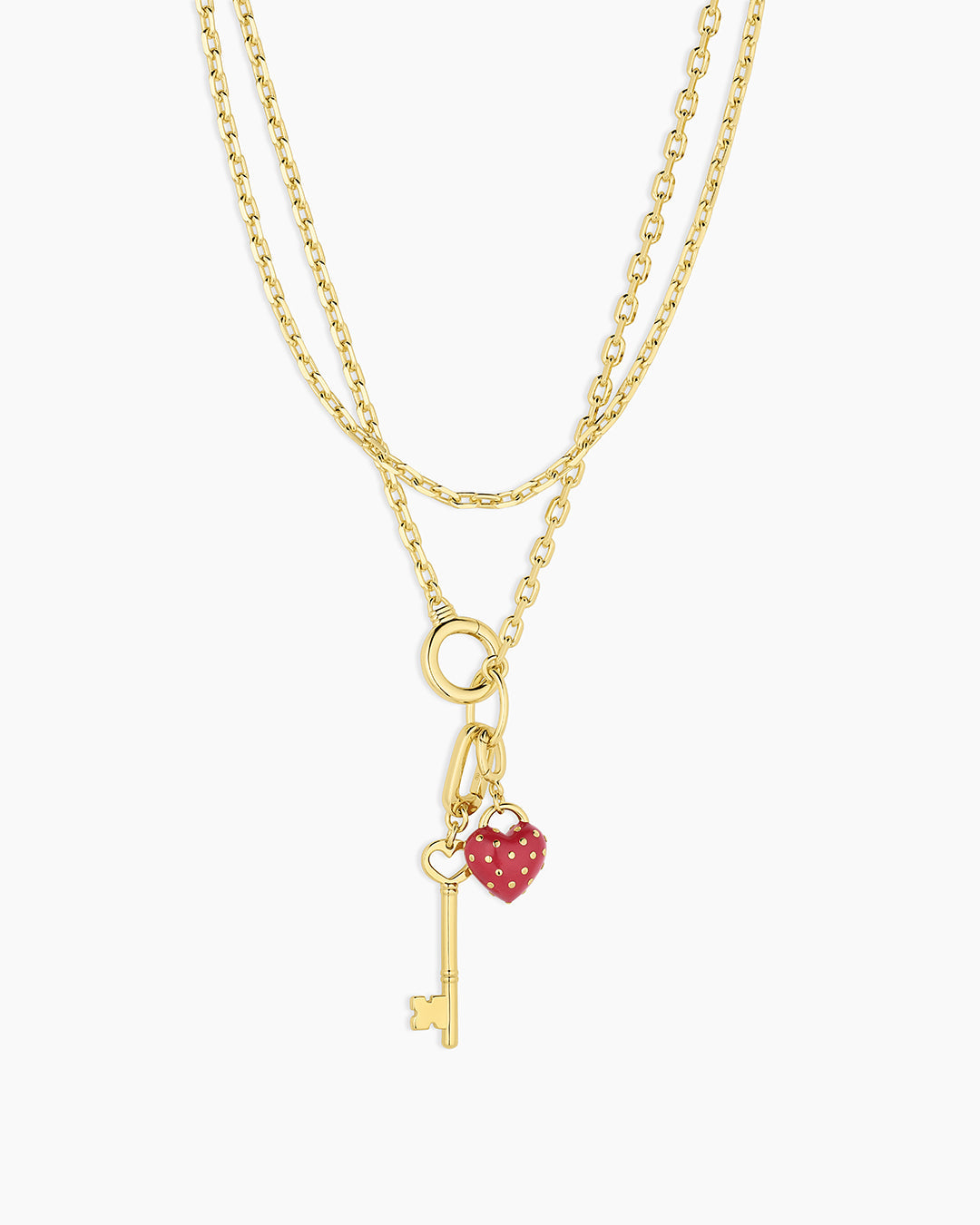 Collier Asher Mini Clé de mon cœur