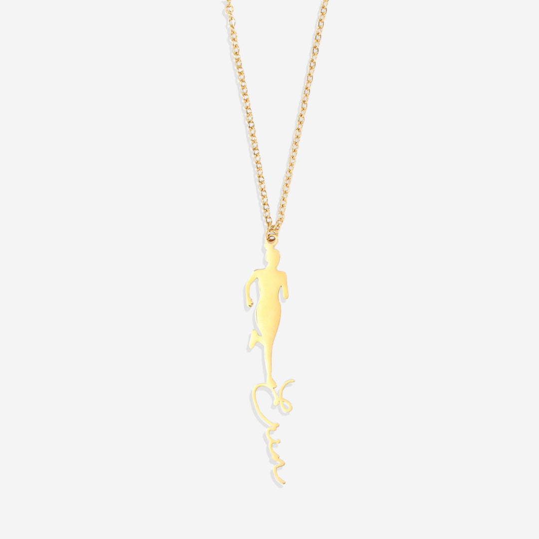 Runner Name Necklace