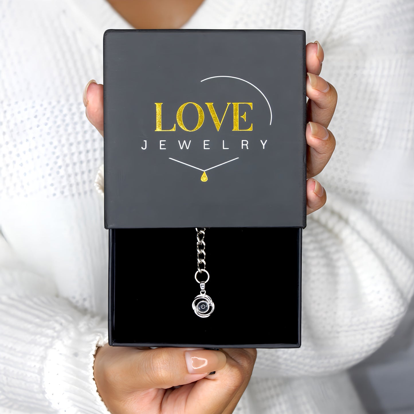 Porte-clés à projection tourbillonnante