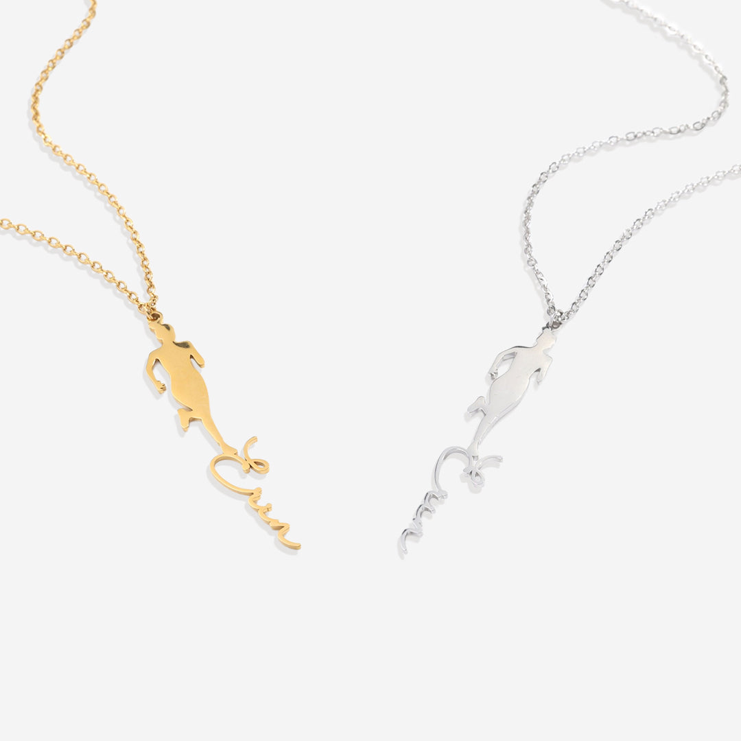 Runner Name Necklace