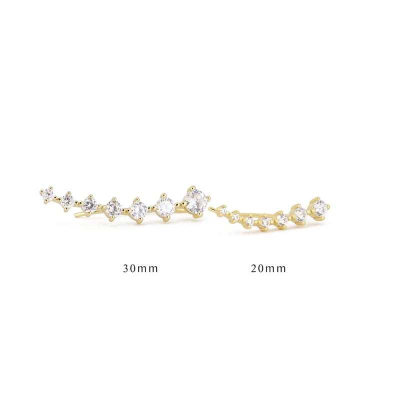 Boucle d'oreille grimpeuse Sophie S925