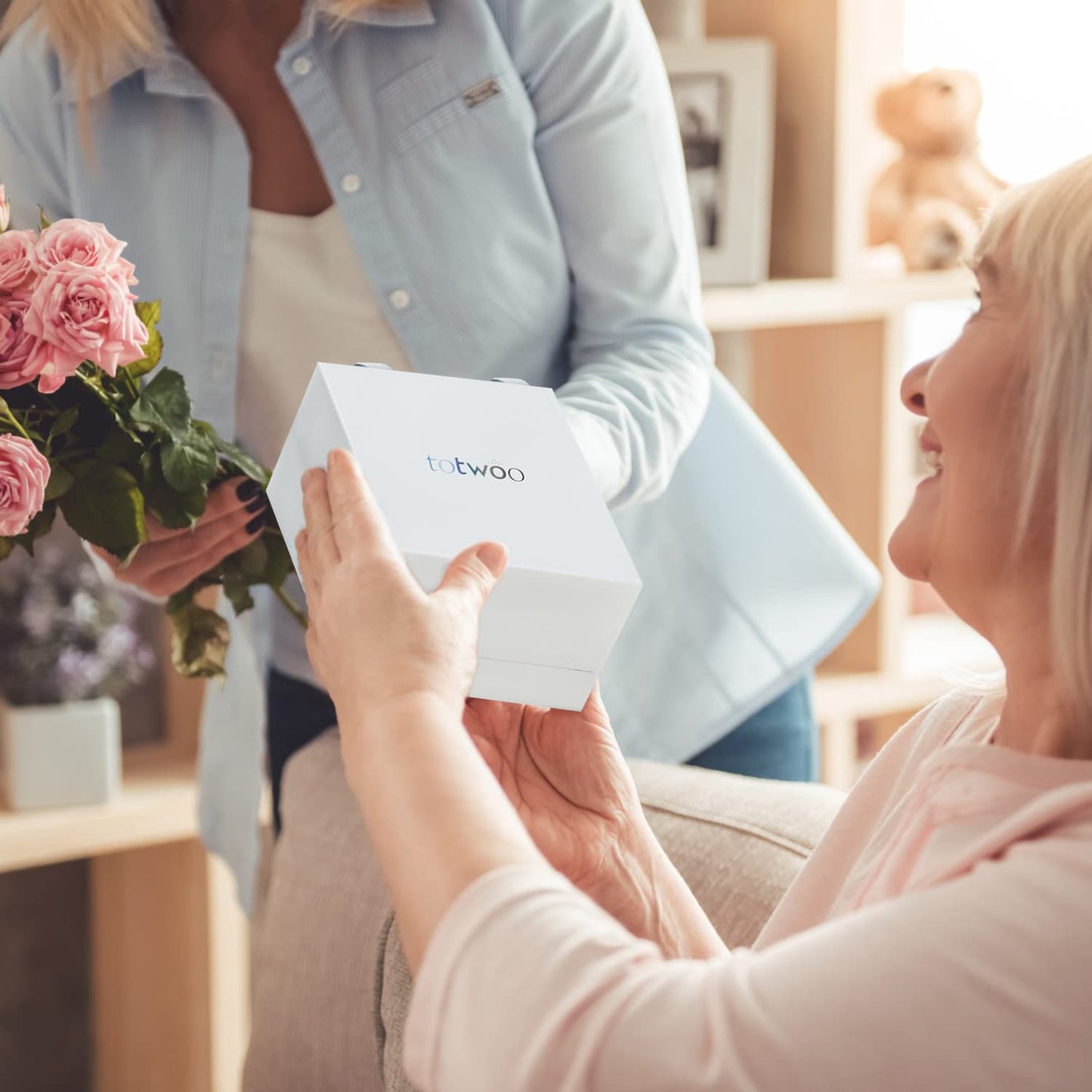 Bracelets Moon&Star Touch avec chaîne serpent (or rose + or rose)