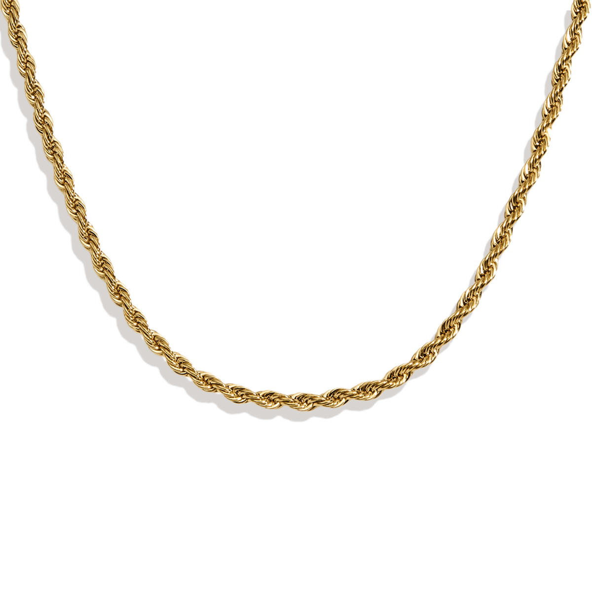Collier chaîne en corde