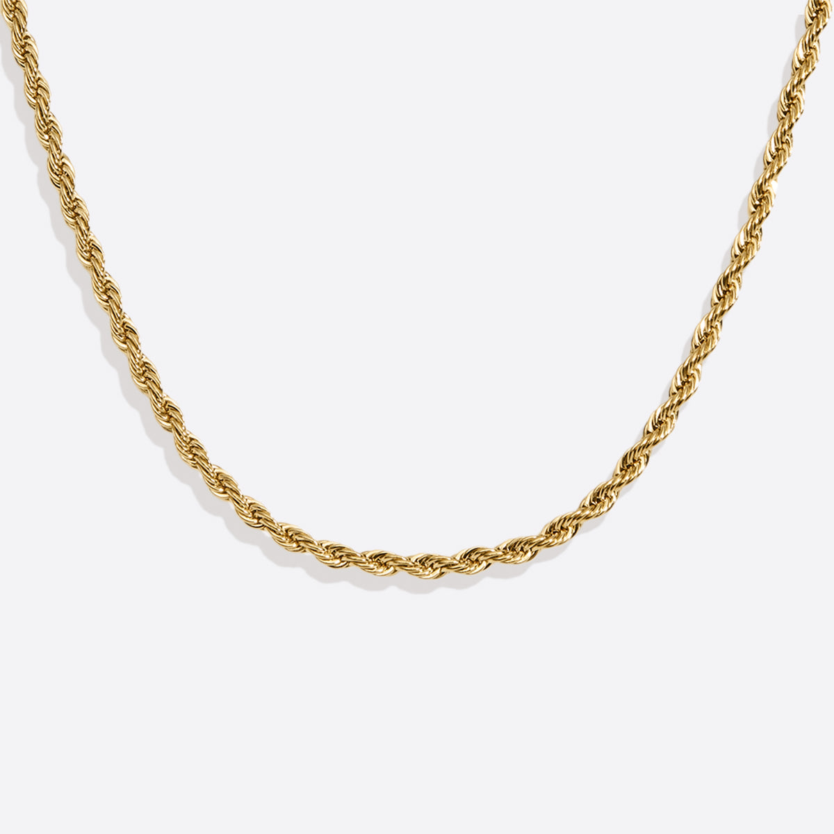 Collier chaîne en corde