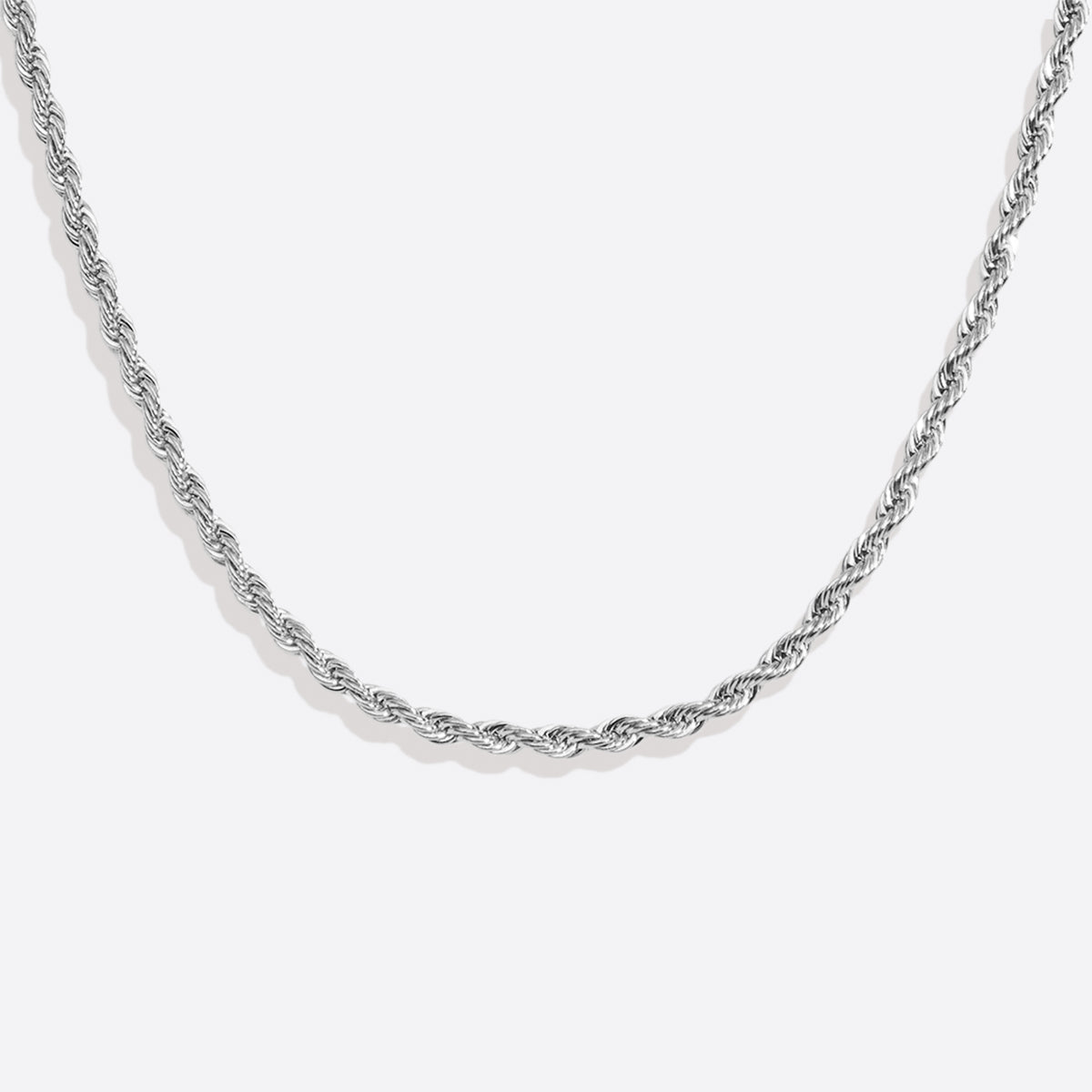 Collier chaîne en corde
