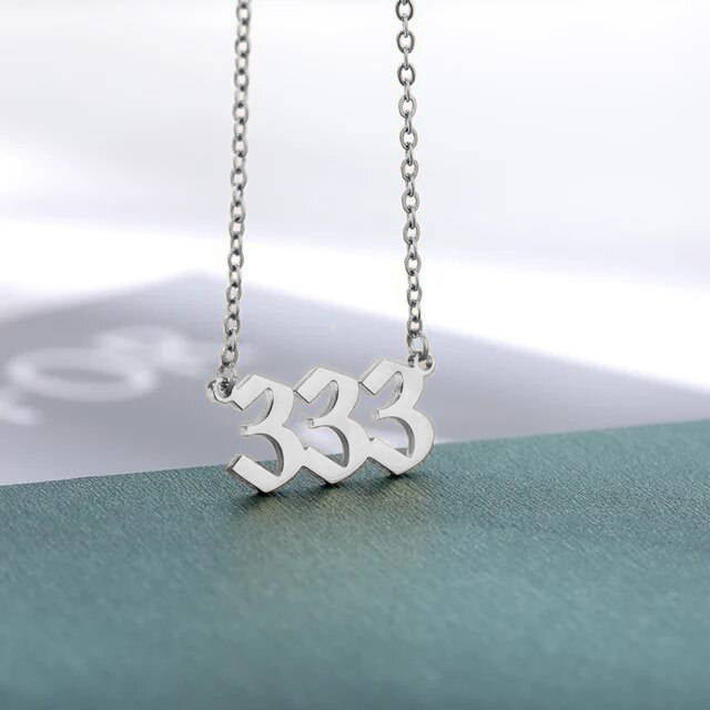 Dainty Angel Number Necklace