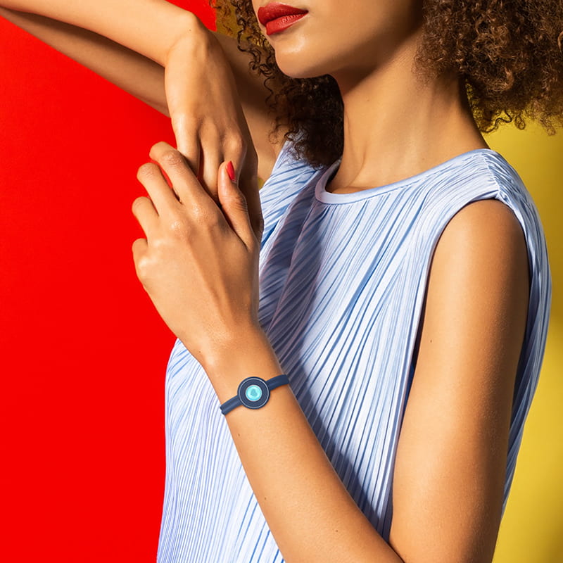 Bracelets tactiles Candy Original (bleu foncé + bleu clair)